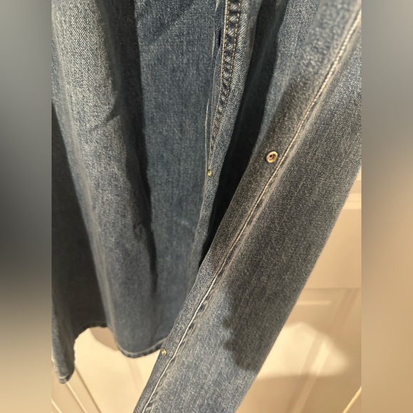 Tibi Triple Pleat Jeans in Classic Blue - Picture 4 of 8